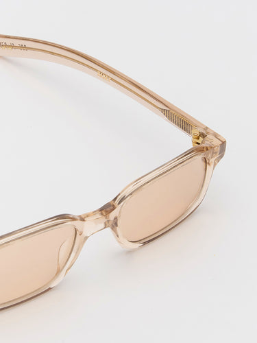 Flatlist - Hanky Sunglasses in Crystal Beige and Peach Lens