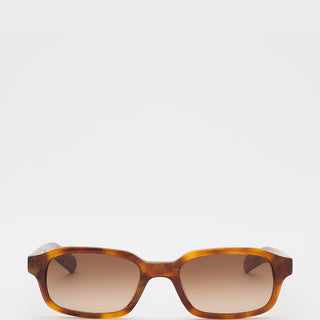 Flatlist - Hanky Sunglasses in Shimmery Horn and Brown Gradient Lens