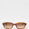 Flatlist - Hanky Sunglasses in Shimmery Horn and Brown Gradient Lens