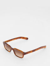 Flatlist - Hanky Sunglasses in Shimmery Horn and Brown Gradient Lens