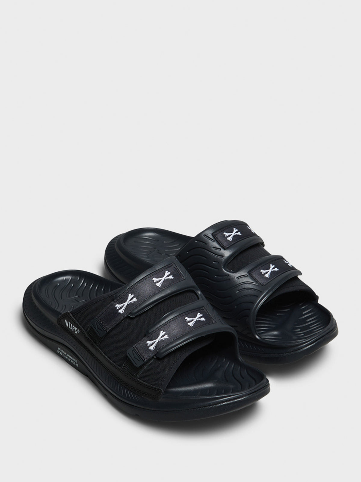 U Ora Luxe WTAPS Sandals In Black