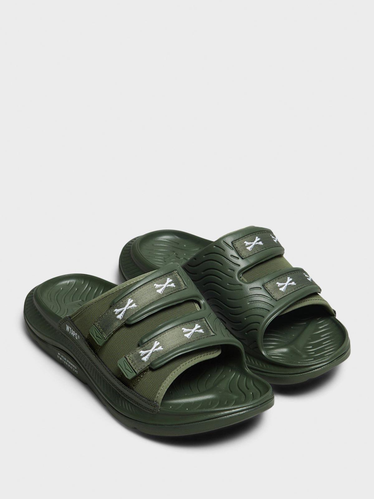 U Ora Luxe WTAPS Sandals in Green