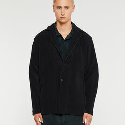 HOMME PLISE - Tailored Jacket in Black
