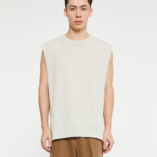 Homme Plissé Issey Miyake -Common Knit in White