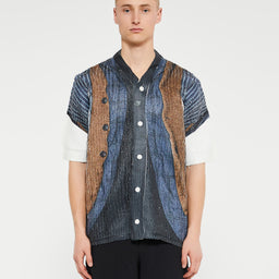 Comme des Garçons Homme Plus - Shirt in Navy and Brown