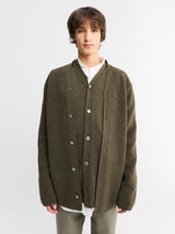 Comme des Garçons Homme Plus - Cardigan vest Sweater in Top Khaki