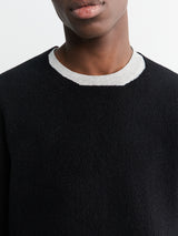 Comme des Garçons Homme Plus - Wool Nylon Sweater in Black