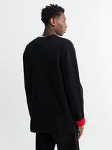 Comme des Garçons Homme Plus - Wool Nylon Sweater in Black