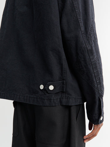 Comme des Garçons Homme - Cotton Zip Jacket in Black