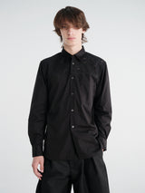 Comme des Garçons Homme Plus - Men'S Shirt in Black X Black