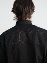 Comme des Garçons Homme Plus - Men'S Shirt in Black X Black