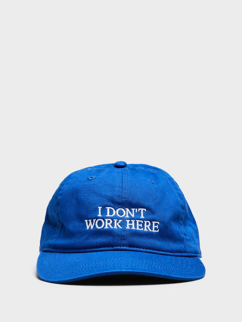 Idea - Sorry I Don't Work Here Cap in Royal Blue