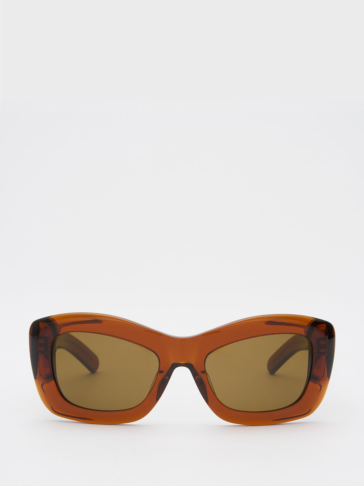 Flatlist - Inez Sunglasses in Crystal Brown and Brown Lens