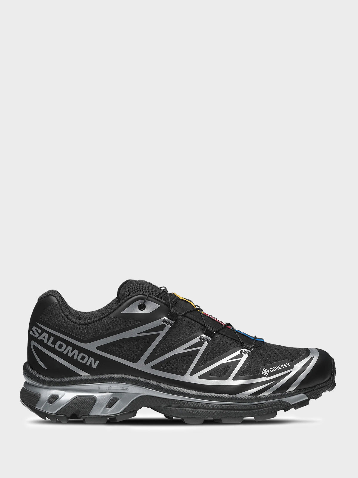 XT-6 GTX Sneakers in Black and Silver