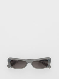 Jacquemus Eyewear - Capri Sunglasses in Metallic Grey, Matt Black and Grey