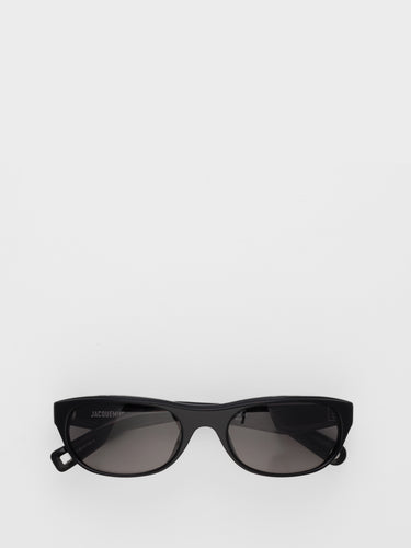 Jacquemus Eyewear - Sole Sunglasses in Black, Silver and Grey