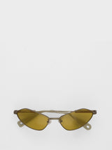 Jacquemus Eyewear - Bambino Metal Sunglasses in Matt Putty, Shiny Putty and Amber