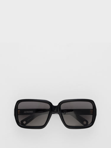 Jacquemus Eyewear - Cabana Sunglasses in Black, Gold and Grey
