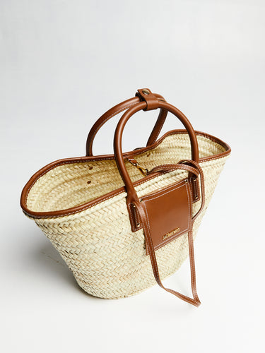 Le Panier Soli Basket Bag in Light Brown