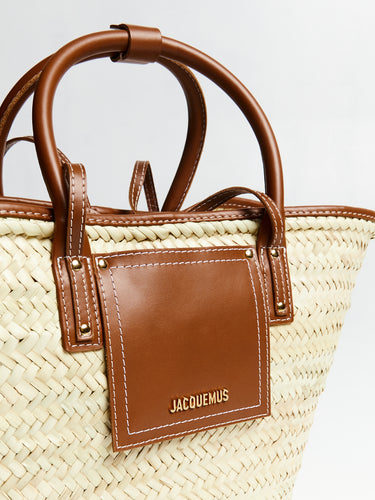 Le Panier Soli Basket Bag in Light Brown