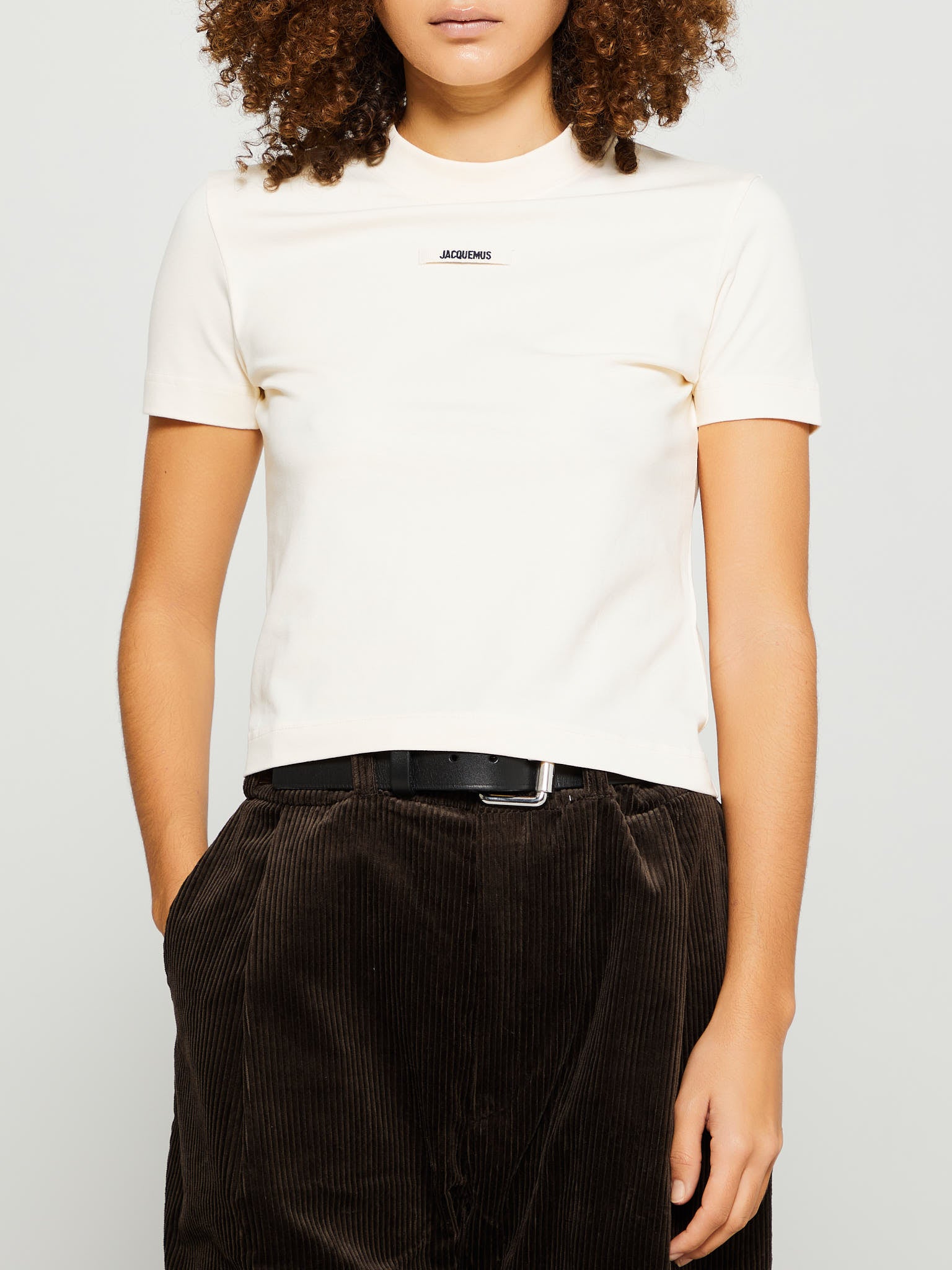 Jacquemus - Le T-Shirt Gros Grain in Light Beige