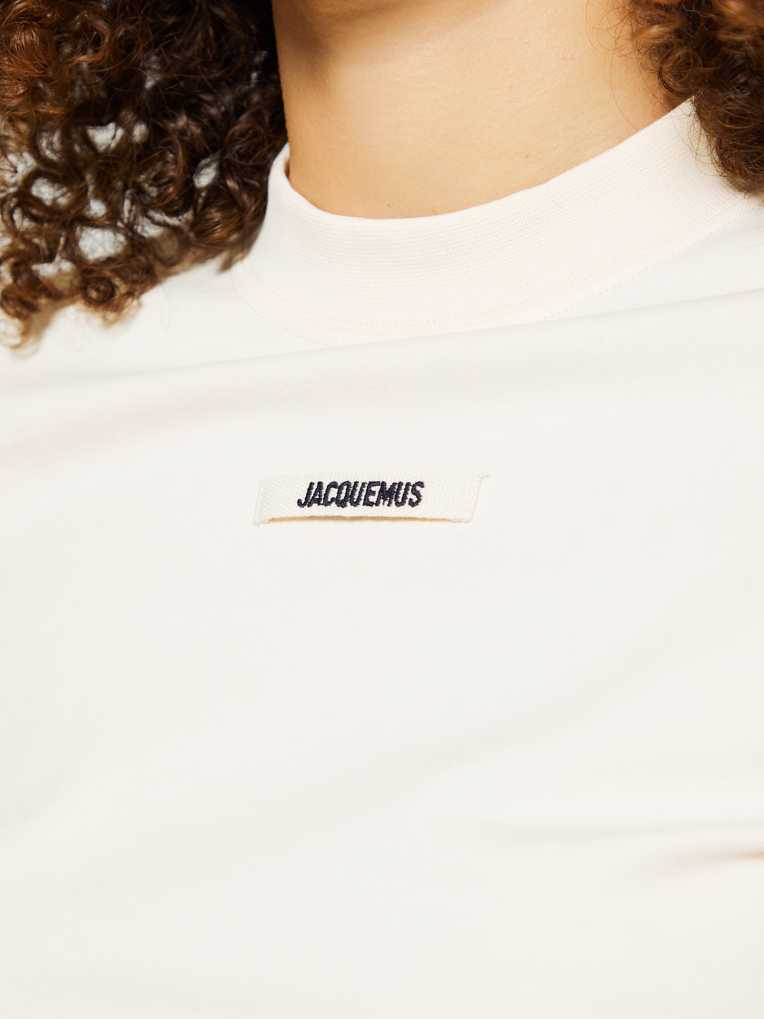 Jacquemus - Le T-Shirt Gros Grain in Light Beige