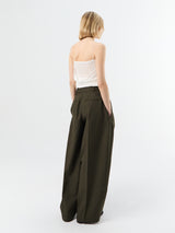 Jacquemus - Le pantalon D'Homme in Dark Khaki