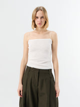 Jacquemus - La Maille Plumetis top in Off White