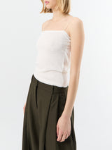 Jacquemus - La Maille Plumetis top in Off White