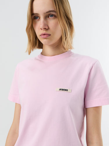 Jacquemus - Le T-shirt Gros Grain Mc in Pink