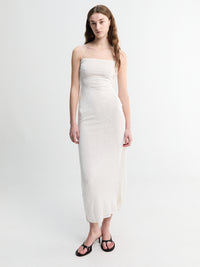 Jacquemus - La Robe Maille Plumetis in Off White