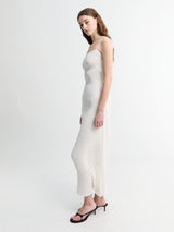Jacquemus - La Robe Maille Plumetis in Off White