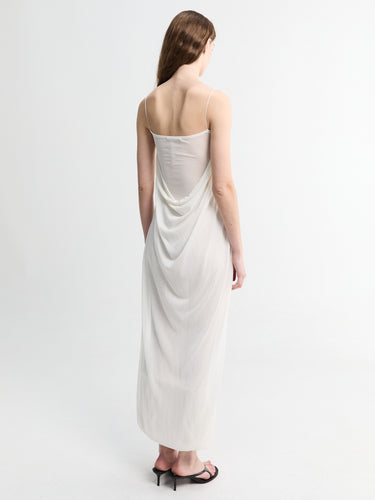 Jacquemus - La Robe Maille Plumetis in Off White
