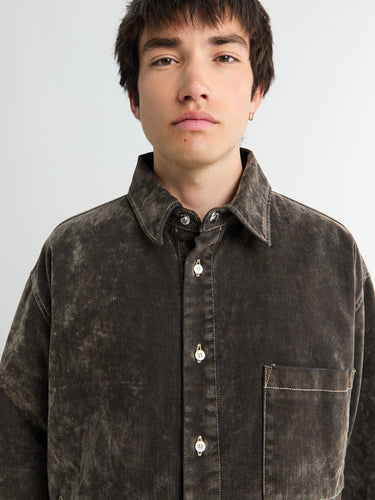 Jacquemus - La Chemise Boulanger in Khaki