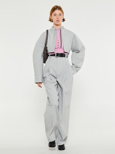 Jacquemus - La Veste Cabrio Jacket in Light Grey