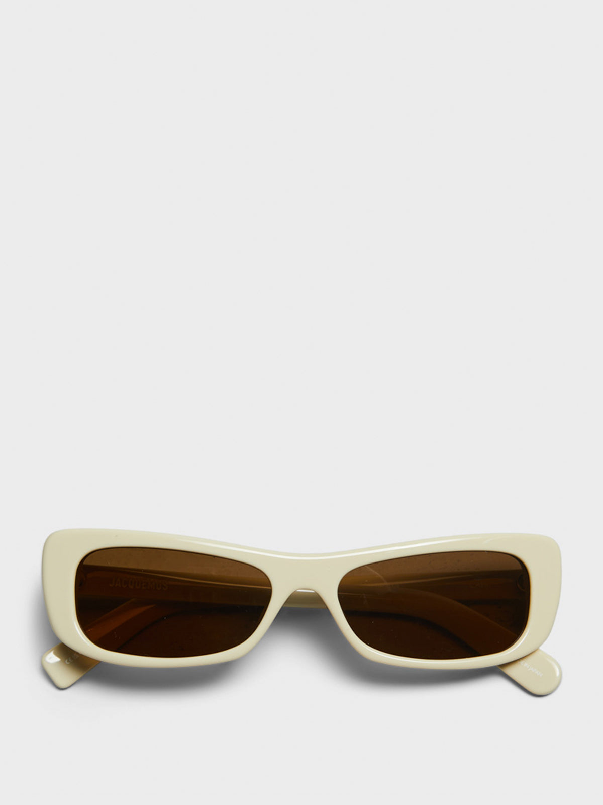 Capri Sunglasses in Beige, Yellow Gold and Brown
