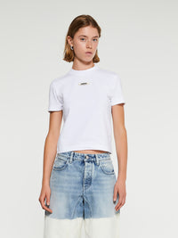 Jacquemus - Le T-Shirt Gros Grain in White