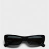 Jacquemus Eyewear - Capri Sunglasses in Black, Yellow Gold and Grey