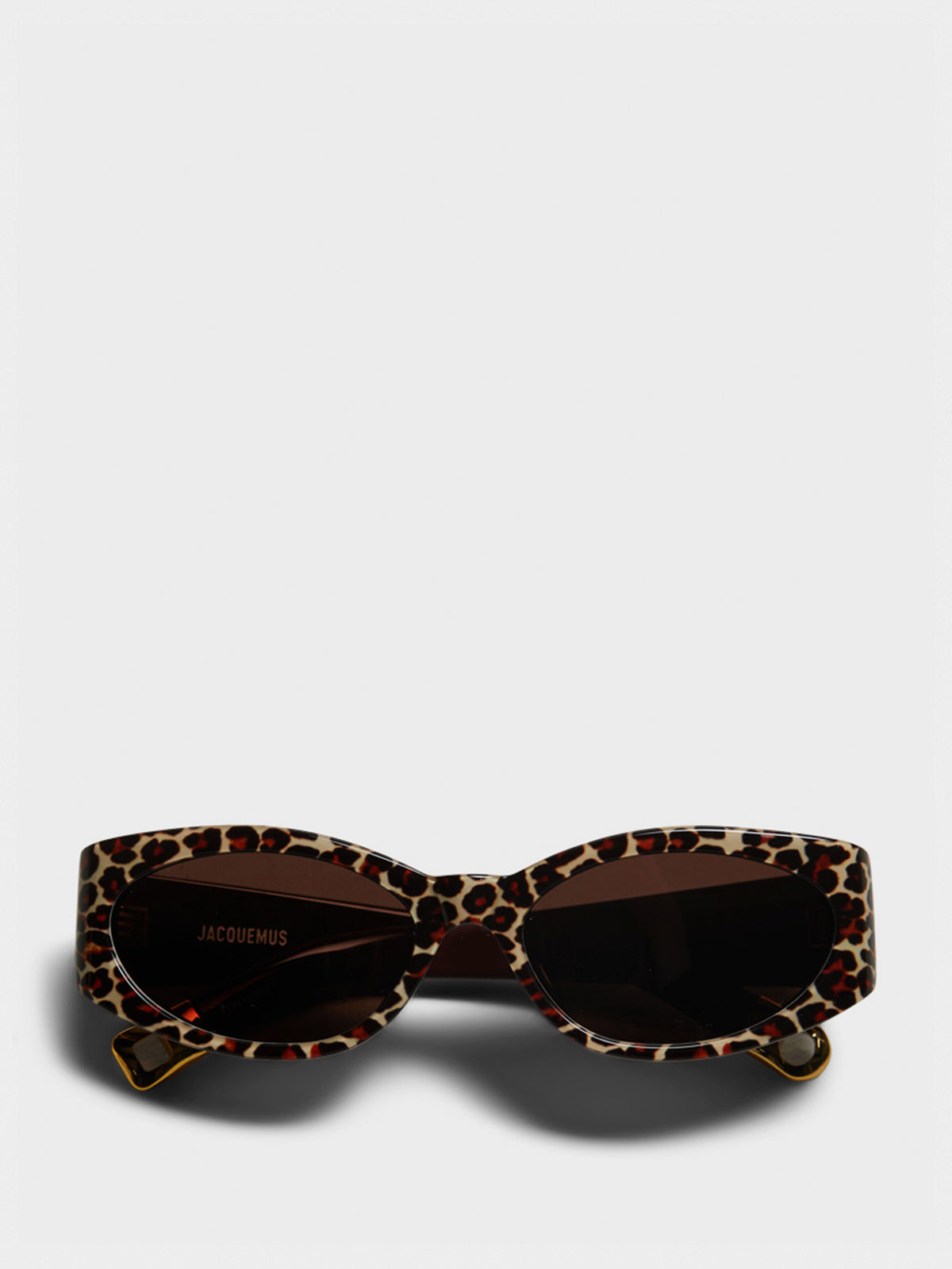 Ovalo Solbriller i Leopard