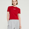 Jacquemus - Le T-Shirt Gros Grain in Dark Red