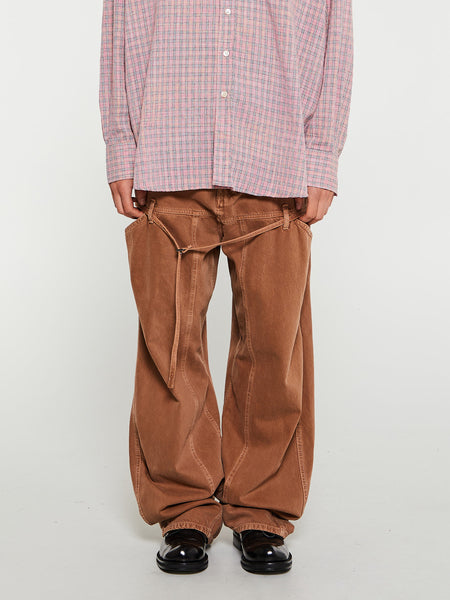 Jacquemus - Le De-Nimes Criollo Pants in Camel and Beige – stoy