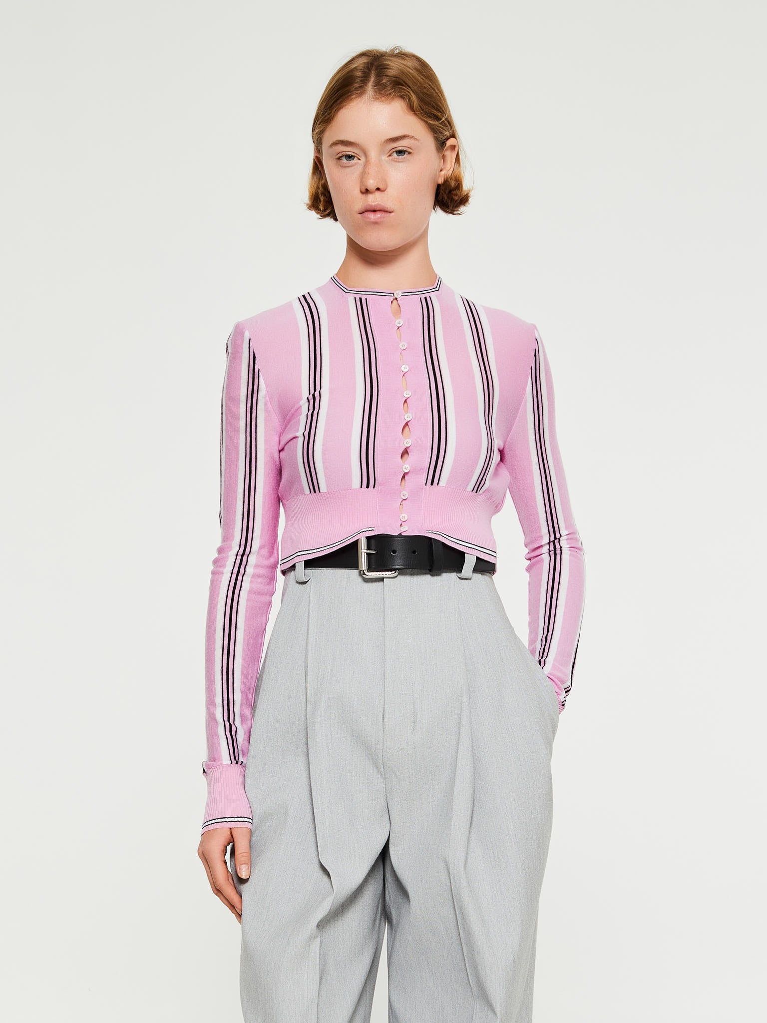 Jacquemus - Le Cardigan Spiaggia in Multi-Pink