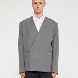 Jacquemus - La Veste Cuadrada Jacket in Grey