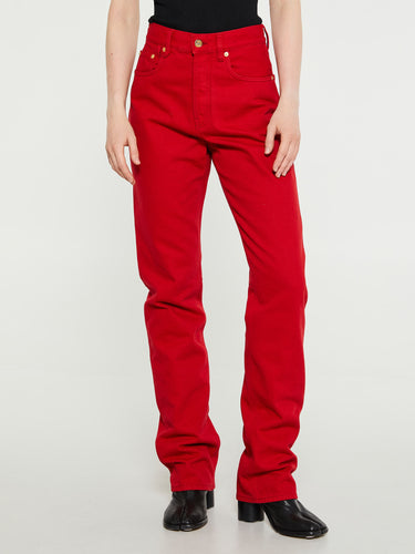 Jacquemus - Le De-Nîmes Droit Pants in Red