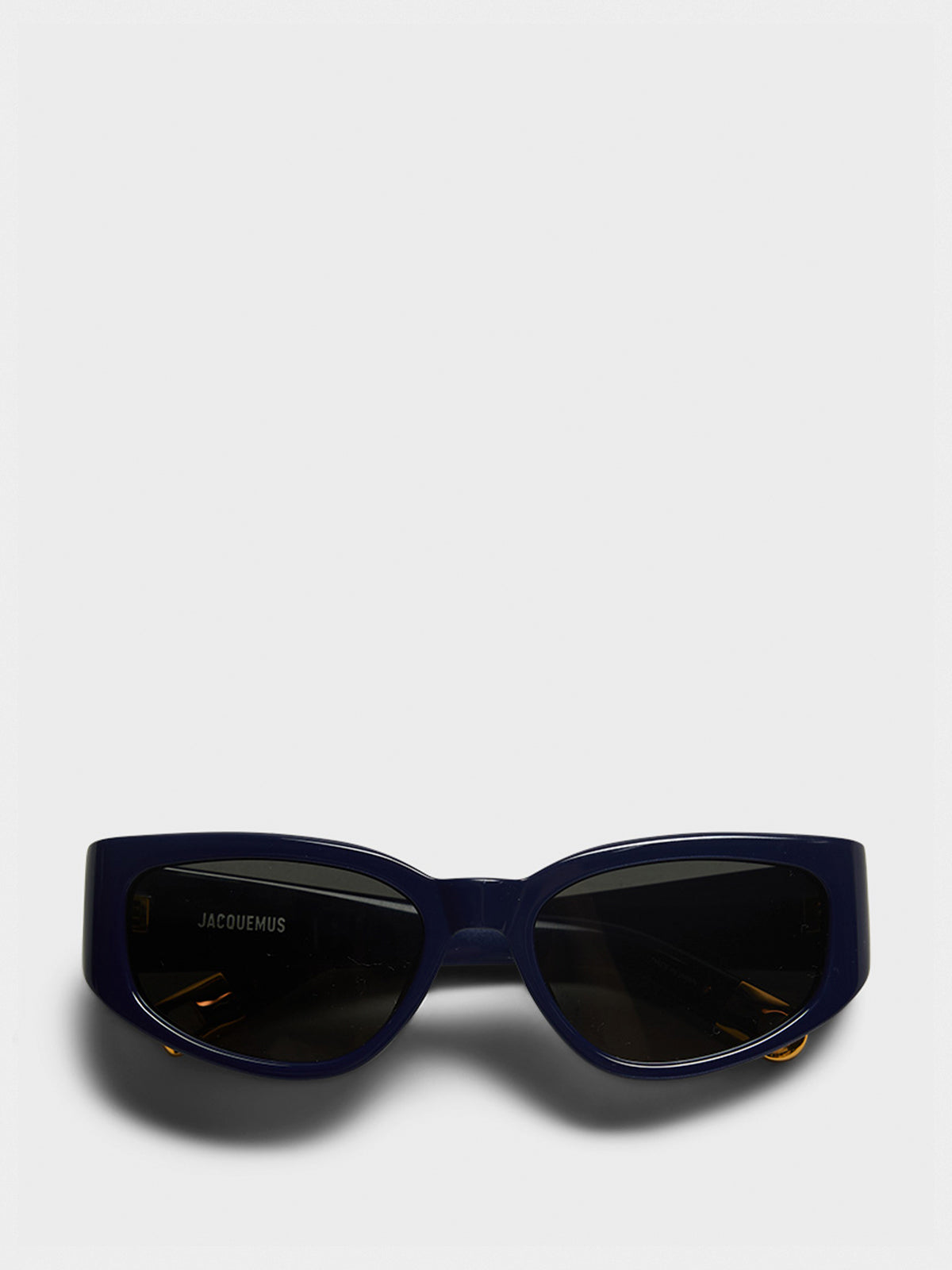 Gala Sunglasses in Navy, Yellow Gold and Grey
