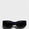 Jacquemus Eyewear - Gala Sunglasses in Navy, Yellow Gold and Grey