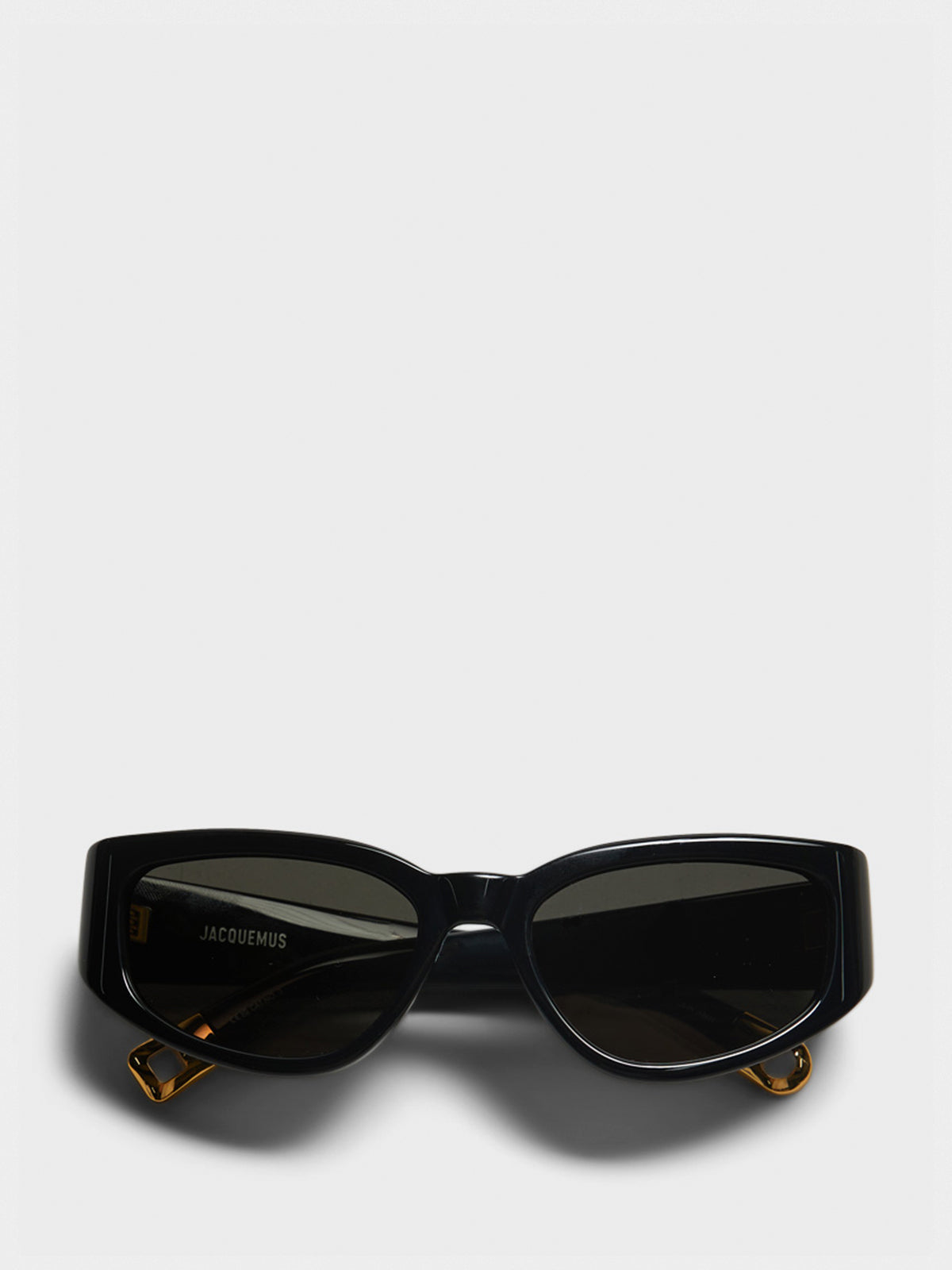 Gala Sunglasses in Black, Yellow Gold and Grey