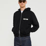 Jacquemus - Le Hoodie Zip Gros Grain in Black