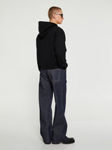 Jacquemus - Le Hoodie Zip Gros Grain in Black