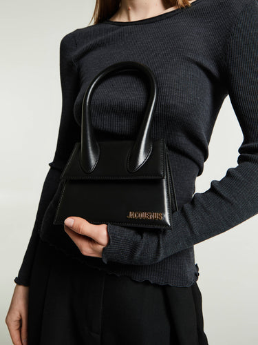 Jacquemus - Le Chiquito Moyen Bag in Black